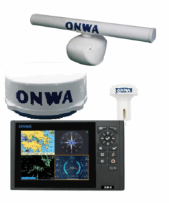 Onwa KM-8 8-Inch GPS Chartplotter MFD Complete Bundle